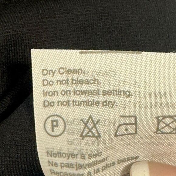 NWT J.Crew 365 Black Sleeveless Faux Wrap Stretch Top XS  Work Chic Minimalist - Picture 7 of 7